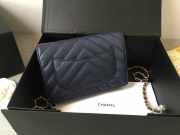 Chanel woc mini bag dark grey gold chain 33814 19×12.5×4 cm - 4