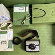 Gucci Horsebit 1955 GG mini bag 658574 20.6cm - 2