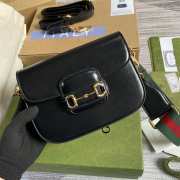 GUCCI HORSEBIT 1955 MINI BAG black 658574 20.5cm - 1