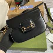 GUCCI HORSEBIT 1955 MINI BAG black 658574 20.5cm - 3