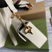 GUCCI HORSEBIT 1955 MINI BAG white 658574 20.5cm - 4