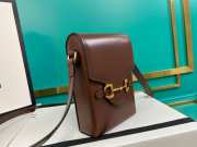 Gucci Horsebit 1955 mini bag brown 625615 11cm - 1