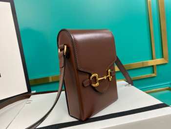 Gucci Horsebit 1955 mini bag brown 625615 11cm