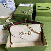 Gucci Horsebit 1955 small bag white  677286 26cm - 1