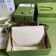 Gucci Horsebit 1955 small bag white  677286 26cm - 3