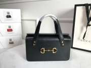 Gucci Horsebit 1955 small top handle bag black 627323 27.5 - 1