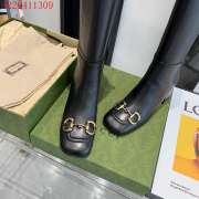 Gucci high boots sheepskin black high heels 5.5-7.5cm - 5