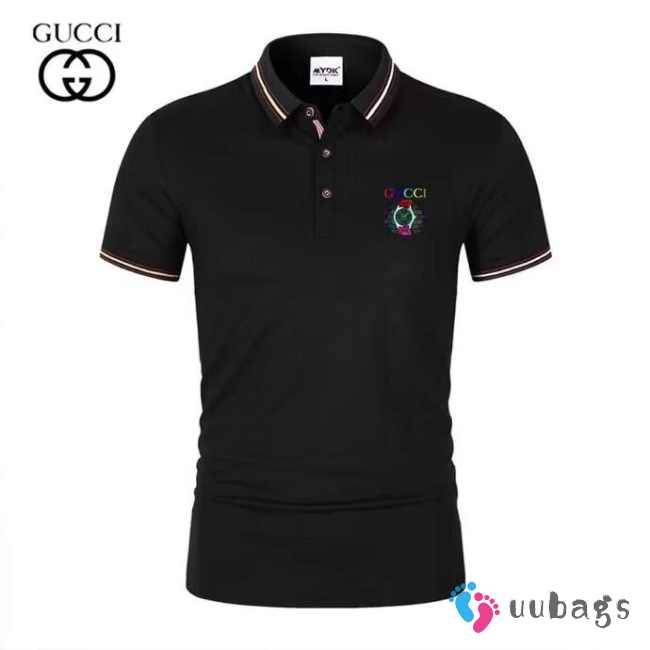 Gucci 2022 Men's Lapel Polo Shirt Short Sleeve T-Shirt 2239 S-5XL - 1