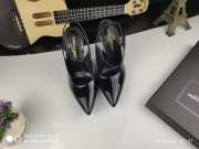 YSL heels black patent leather gold - 2