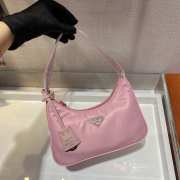 Prada re-edition 2000 nylon mini bag 1NE515 pink1 23x13x5cm - 2