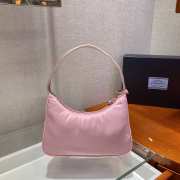 Prada re-edition 2000 nylon mini bag 1NE515 pink1 23x13x5cm - 3