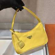 Prada re-edition 2000 nylon mini bag 1NE515 yellow 23x13x5cm - 2