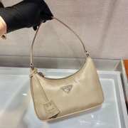 Prada re-edition 2000 nylon mini bag khaki 22x12x6cm - 3