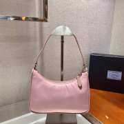 prada re-edition 2005 nylon mini bag 1NE204 pink 22x12x6cm - 3