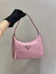 prada re-edition 2005 nylon mini bag 1NE204 pink 22x12x6cm - 4