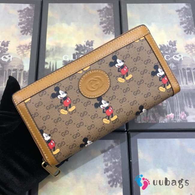 GUCCI Disney x Gucci zip around wallet Style ‎602532 19cm - 1