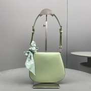 Prada Cleo flap Axillarybag green 14.5x3x17cm - 4