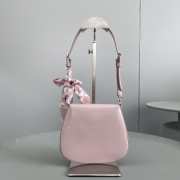 Prada Cleo flap Axillarybag pink 14.5x3x17cm - 2