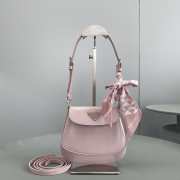 Prada Cleo flap Axillarybag pink 14.5x3x17cm - 3