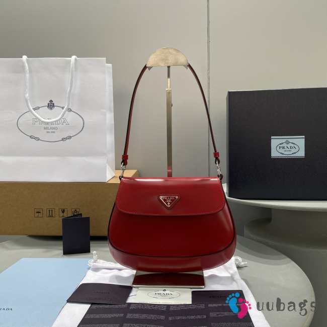 Prada Cleo Axillarybag red 23x17x4cm - 1