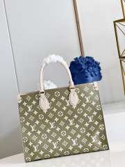 LV ONTHEGO MM TOTE BAG M46060 green 35cm - 2