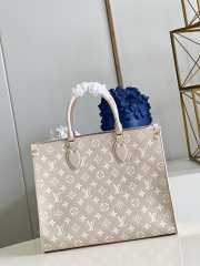 LV Onthego MM Tote Bag M46128 Gray 35cm - 2