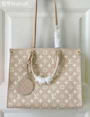 LV Onthego MM Tote Bag M46128 Gray 35cm - 4