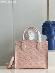 LV ONTHEGO PM BAG M46168 pink 25cm - 1