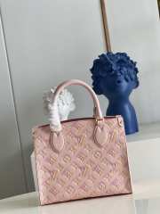 LV ONTHEGO PM BAG M46168 pink 25cm - 4