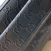 Gucci GG embossed messenger bag 658565 black 29x22x9.5cm - 4