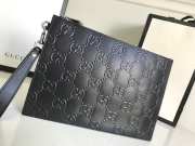 Gucci GG embossed pouch 625569 30x21cm - 5