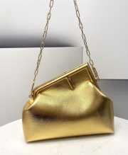 Fendi the first bag gold 32.5x15x23.5cm - 4