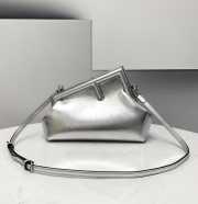 Fendi the first bag silver 26×9.5×18cm - 1