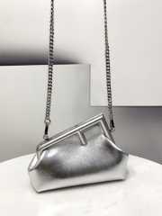 Fendi the first bag silver 26×9.5×18cm - 3