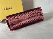 Fendi the first bag Round Sequins red 26x9.5x18cm - 3