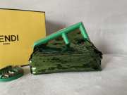 Fendi the first bag Round Sequins green 26x9.5x18cm - 1