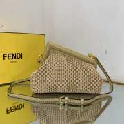 Fendi the first bag Weaving brown 26x9.5x18cm - 3