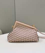 Fendi the first bag Leather Weave 26x9.5x18cm - 2