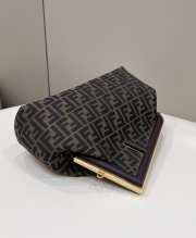 Fendi the first bag classic pattern dark brown 32.5×15×23.5cm - 3