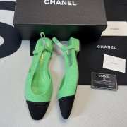 chanel low heels green 35-41 - 1