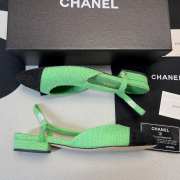 chanel low heels green 35-41 - 3