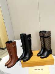 LV 2022 Cowhide boots black 35-41 - 1