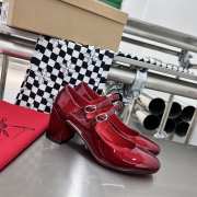 CL patent leather mid heels dark red 35-41 - 1