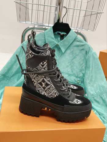 LV Martin boots black and white 35-41