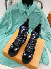 LV Martin boots blue and monogram 35-41 - 4