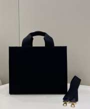 Fendi tote bag black print 41x18x34cm - 2