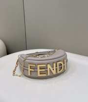 Fendi praphy bag grey 29x24x10cm - 3