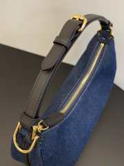 Fendi praphy bag Denim Blue 29x24x10cm - 3