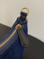 Fendi praphy bag Denim Blue 16.5x14x5cm - 5