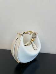 Fendi praphy bag white 16.5x10x5cm - 2